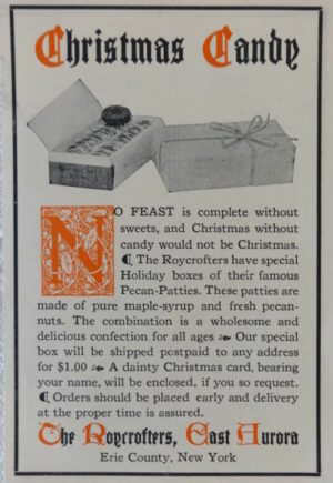 Roycroft Christmas Candy Ad