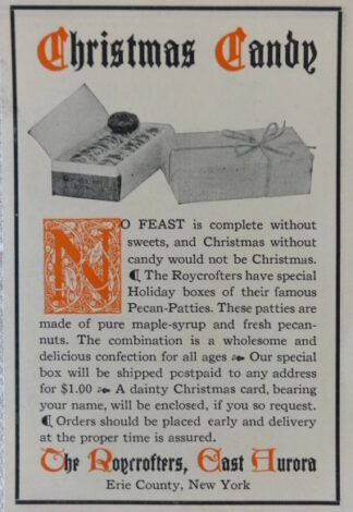Roycroft Christmas Candy Ad