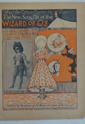 wizard of oz sheet music