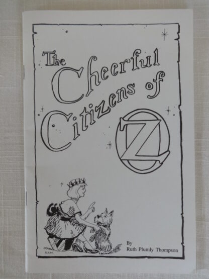 Cheerful Citizens of Oz Book Ruth Plumly Thompson