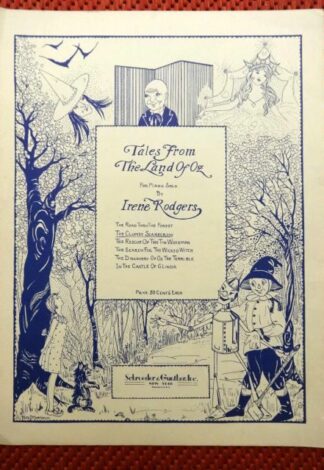 tales from the land of oz sheet music scarecrow
