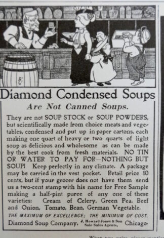 Denslow Diamond Condensed Milk Ad
