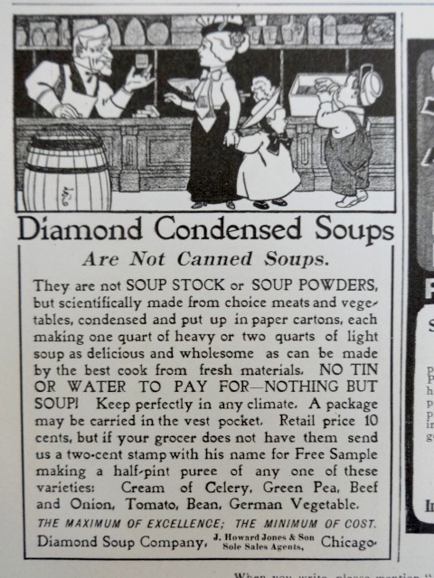 Denslow Diamond Condensed Milk Ad
