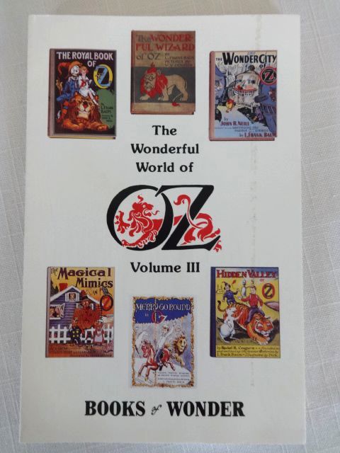 Books of Wonder Wizard of Oz Catalog