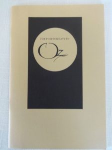 Pennyroyal Press 47 Days to Oz Wizard of Oz 1985