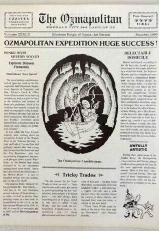 Ozmapolitan 1986 newspaper