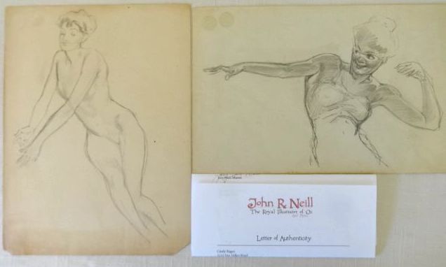 John E Neill Original Art Nude