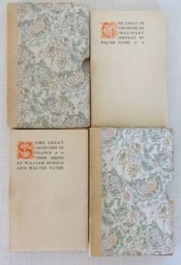 Mosher Press Book Set Slipcase William Morris