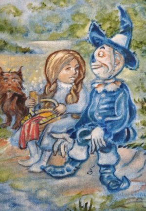 Vincent Myrand Original Wizard of Oz Painting