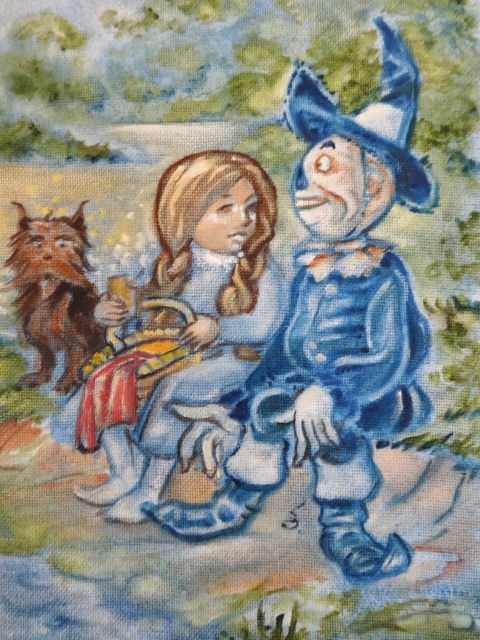 Vincent Myrand Original Wizard of Oz Painting