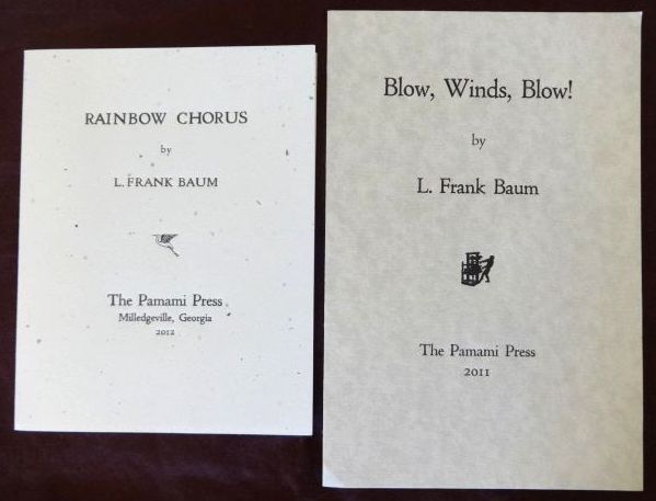 Blow Winds Rainbow Chorus Pamami Press l frank baum