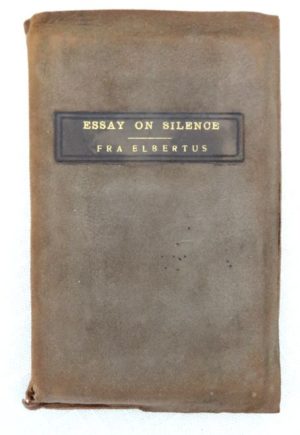 Essay on Silence Roycroft book