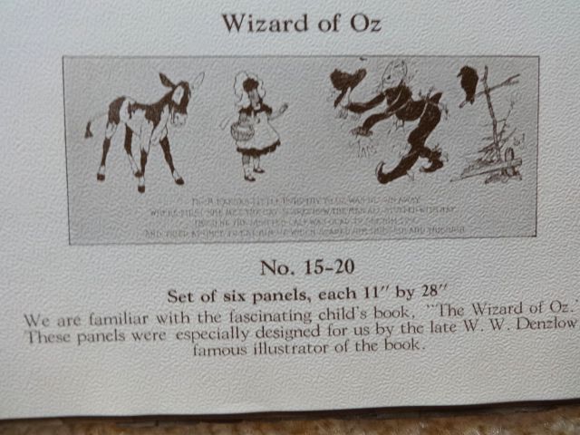 Sale: San-Kro-Mura Wallpaper Catalog + Price List, W W DENSLOW Wizard of Oz  Wallpaper - Wonderful Books of Oz
