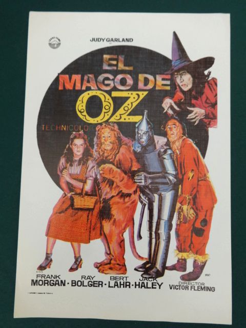 El Mago de Oz wizard of oz movie poster