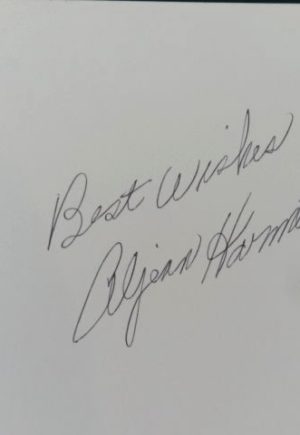 Making of the Wizard of Oz Unused Cover, Signed Aljean Harmetz Author