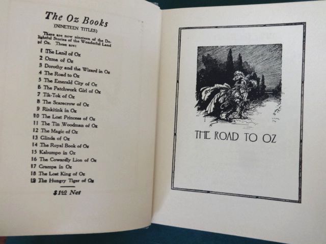 1926 The Road To Oz Book L Frank Baum John R Neill Vg Reilly And Lee Wonderful Books Of Oz