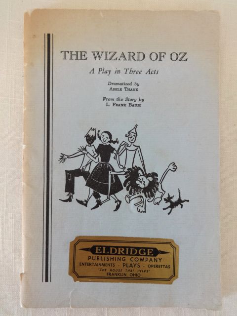 Wizard of oz play 1957