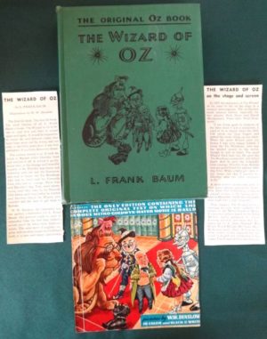 MGM Wizard of Oz book w w denslow dust jacket