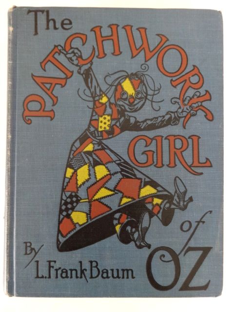 Vintage PATCHWORK GIRL OF OZ Book 1923 L Frank Baum Book Color Illustrations VG