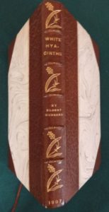 White Hyacinths book roycroft 3/4 leather inscribed elbert hubbard