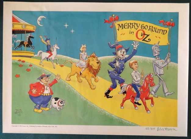 Dick Martin Merry Go Round in Oz Poster