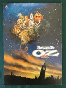 Return to Oz Program Japanese Brochure Photos 1985