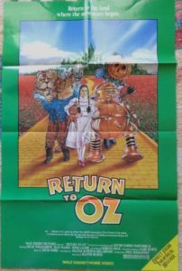 Return to Oz VHS Poster Video 1985 Disney