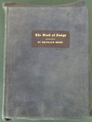 Book of Songs roycroft book blue leather