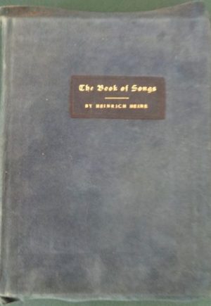 Book of Songs roycroft book blue leather