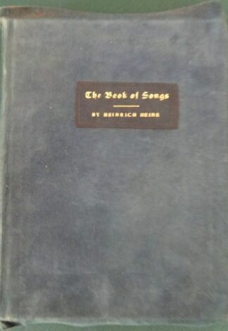 Book of Songs roycroft book blue leather