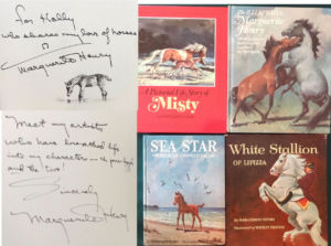 marguerite henry signed book lot horses