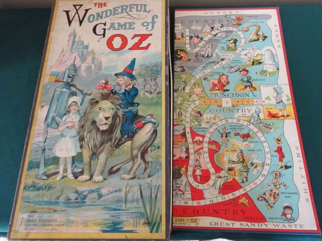 Wonderful game of oz wizard of oz parker brothers 1921