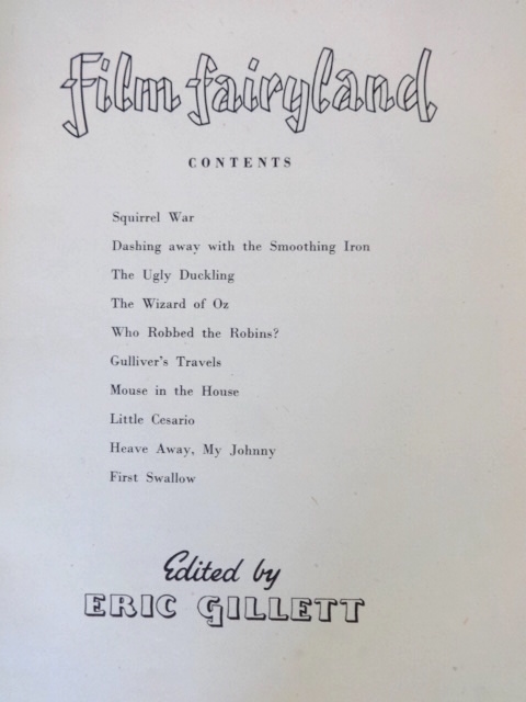 Film Fairyland book wizard of oz mgm 1939