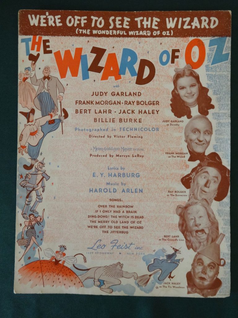 Off to See the Wizard Sheet Music 1939 Jitterbug
