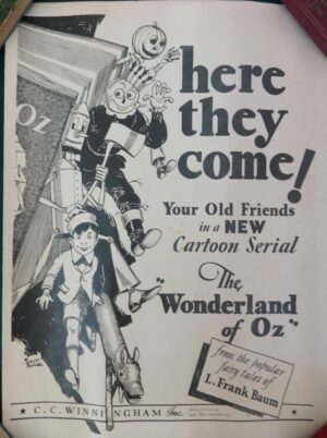 Wonderland of Oz comic Advertisement poster 1932