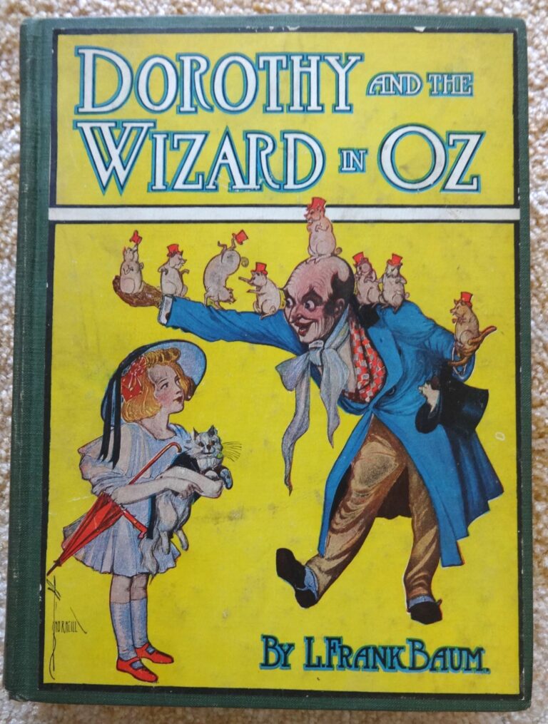 Dorothy and the wizard in oz book l frank baum color plates