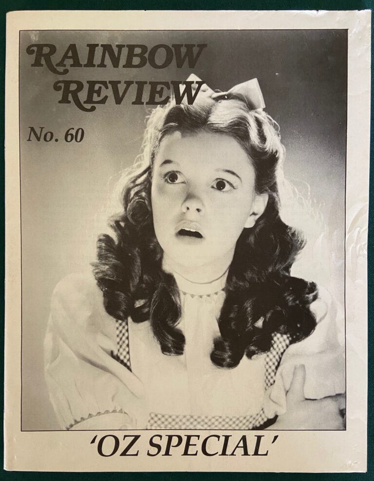 Rainbow Review Wizard of Oz special issue 1990