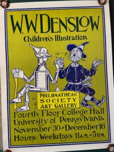 W W Denslow 1977 Book Poster Philomathean Society Wizard of Oz