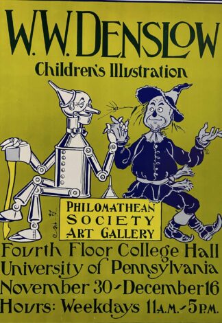 W W Denslow Philomathean Society Poster 1977 Exhibit