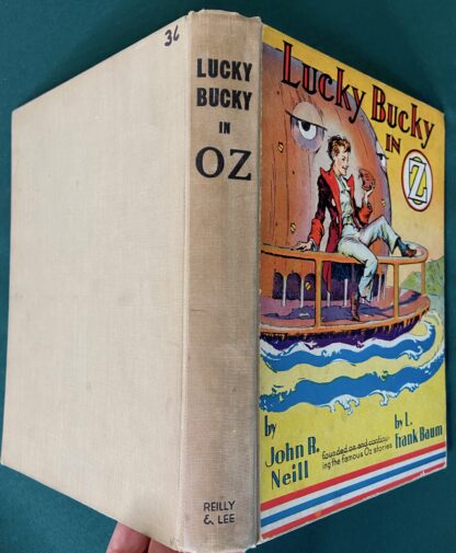 Lucky Bucky in Oz Book Spine Variant John R Neill Wizard of Oz book