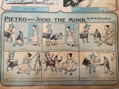 w w denslow 1902 comic strip pietro and jocko the monk