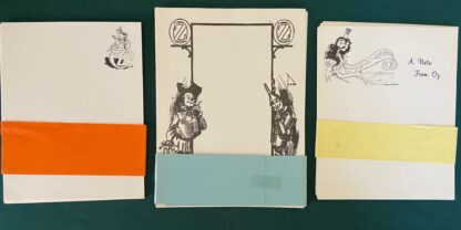 wizard of oz stationery note paper