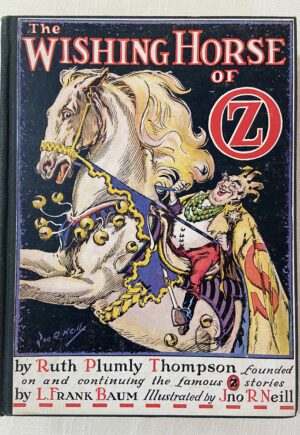 wishing horse of oz, 1st edition, book, wizard of oz, ruth plumly thompson, john r neill, 1935