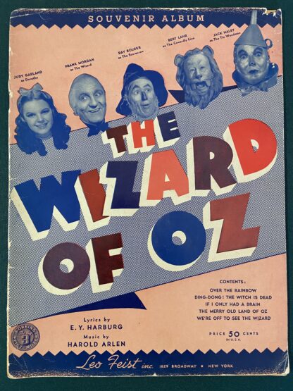 Wizard of Oz Souvenir Album Book 1939 1st edition