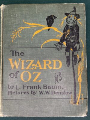Wizard of Oz Bobbs merrill 2nd edition book l frank baum w w denslow