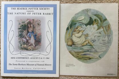 Beatrix Potter Posters Peter Rabbit Jeremy Fisher Frog Vintage Frederick Warne