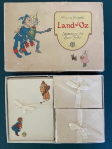 Wizard of Oz Stationery set 1922 White Wykoff