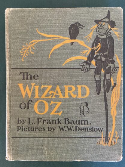 Wizard of oz book 2nd edition 16 color plates 1903 bobbs merrill l frank baum w w denslow