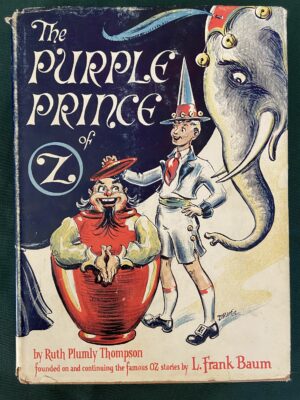 Purple Prince of Oz Book Dick Martin Dust Jacket