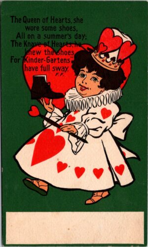 Denslow's Mother Goose Queen of Hearts Postcard